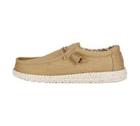 HEYDUDE Wally Canvas - Scarpe Uomo Slip-On - Mocassini, Tan, 44