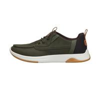 HEYDUDE Wally Drift Classic, Size 45 EU 3AI - Deep Green Silver Birch 45