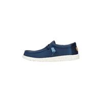 HEYDUDE Wally Elevated Basics - Scarpe Uomo Slip-On - Mocassini, Navy/White, 42