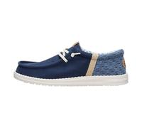 HEYDUDE Wally Funk - Scarpa da viaggio estiva da uomo, leggera, ripiegabile, con lacci elastici, facile da indossare, Blazer Navy/Multicolore, 42 EU