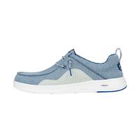 HEYDUDE Wally Hey2O Mesh, Scarpe da Uomo, Mocassini Slip-on da Uomo, comode e Leggere, Blu Sargasso/Blu Nuvola, 42 EU