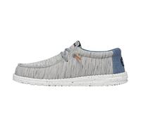 HEYDUDE Wally Jersey - Scarpe Uomo Slip-On - Mocassini, Light Grey, 40