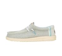 HEYDUDE - Wally Jute - Scarpe Uomo Slip-On - Mocassini, Cloud Blue/Dawn Blue, 40