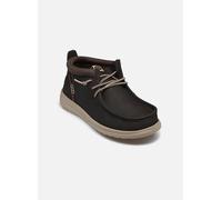 HEYDUDE 42051 Wally Mid Gripr Classic Brown Scarponcini per Uomo in Pelle Marrone (Taglia 45)