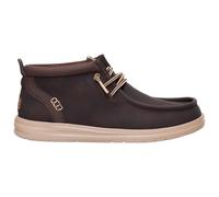 HEYDUDE 42051 Wally Mid Gripr Classic Brown Scarponcini per Uomo in Pelle Marrone (Taglia 45)