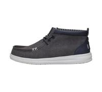 HEYDUDE Wally Mid GripR Vin Classic da uomo, Ostrica Nera/Nero, 43 EU