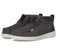 HEYDUDE Wally Mid GripR Vin Classic da uomo, Ostrica Nera/Nero, 43 EU