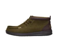 HEYDUDE Wally Mid Gripr Vin Classic, Oliva scuro/Marrone talpa, 40 EU