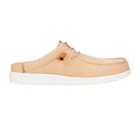 HEYDUDE Wally Slip Stretch Canvas - Scarpe Uomo Slip-On - Mocassini, Tan/White, 42