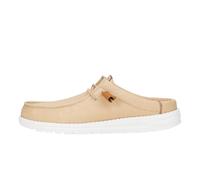 HEYDUDE Wally Slip Stretch Canvas - Scarpe Uomo Slip-On - Mocassini, Tan/White, 45