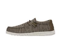 HEYDUDE Wally Sox - Scarpe Uomo Slip-On - Mocassini, Brown, 42