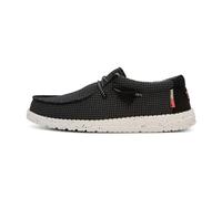 HEYDUDE Mocassino Wally Sport Mesh Uomo Nero/Bianco 44 EU