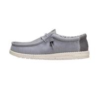 HEYDUDE Wally Stretch Canvas Mocassini Uomo, Grigio, 45 EU - 40700-1XA