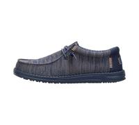HEYDUDE - Wally Stretch Canvas, Scarpe Slip-on da Uomo, Blazer Blu Navy, 46