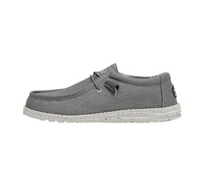 HEYDUDE Wally Stretch Canvas - Scarpe Uomo Slip-On - Mocassini, Iron, 45