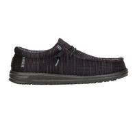 HEYDUDE Wally Stretch Sox - Scarpe Uomo Slip-On - Mocassinio, Black/Black, 40