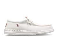 HEYDUDE Wally Washed Canvas male Scarpe - Bianco - Tela - Foot Locker White 42