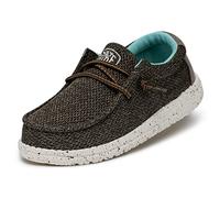 Hey Dude Wally Youth Sox, Moccasin Bambini e ragazzi, Verde (Musk), 37 EU