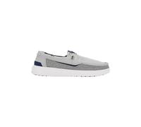 HEYDUDE - Welsh Grip Classic Mesh - Scarpe Uomo Slip-On - Mocassini, Storm Gray/Navy Blazer, 43