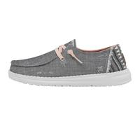 HEYDUDE Wendy Boho - Scarpe Donna Slip-On Sneakers - Mocassini, Grey, 38