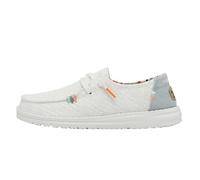 HEYDUDE - Wendy Boho White Crochet da Donna Taglia 39.5 | Scarpe da Donna | Scarpe da Donna Slip On | Comode e Leggere