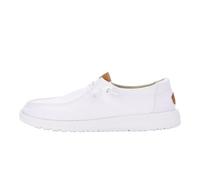 HEYDUDE Wendy Canvas - Scarpe Donna Slip-On Sneakers - Mocassini, White, 41