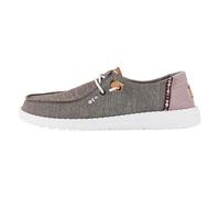 HEYDUDE Wendy Chambray Boho - Scarpe Donna Slip-On Sneakers - Mocassini, Black, 39