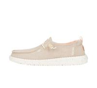 HEYDUDE - Femmina Wendy Chambray Slip-On Scarpe, Tan, 40