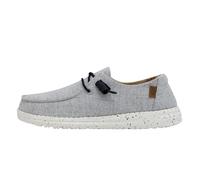 HEYDUDE Wendy Chambray - Scarpe Donna Slip-On Sneakers - Mocassini, White Blue, 37