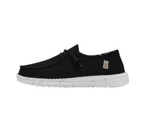 HEYDUDE Wendy Chambray, Scarpe Donna Slip-On Sneakers | Tomaia in tessuto, lacci elastici, facili da indossare, soletta rimovibile, suola esterna flessibile, adatte per i viaggi