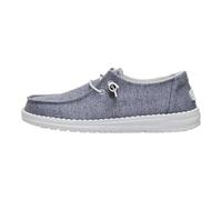 HEYDUDE - Wendy Fleece Casual da Donna - Scarpe Casual Slip-on - Stile Mocassino, Grigio, 42