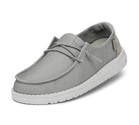 HEYDUDE Wendy Glitter, Scarpe Moc Toe, Quarzo fumé, 34 EU