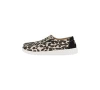 HEYDUDE - Wendy Leopard Sparkle - Scarpe Donna Slip-On Sneakers - Mocassini, Tan, 36