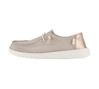 HEYDUDE - Wendy Metallic Sparkle - Scarpe Donna Slip-On Sneakers - Mocassini, Rose Gold, 36