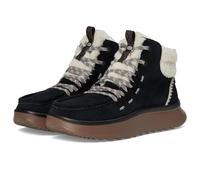 HEYDUDE, Wendy Peak Apres Suede CozStit Donna, nero/marrone chiaro, 38 EU