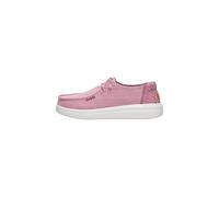 Scarpe Hey Dude Wendy Rise Chambray Grid Taglia 37 Cod 45274-5CG Rosa