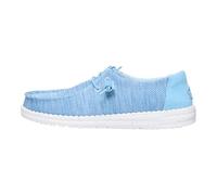 HEYDUDE Wendy Stretch Sox, scarpe da donna, mocassini slip-on da donna, comodi e leggeri, Brezza Blu, 37 EU