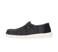 HEYDUDE Wendy Stretch Sox - Scarpe Donna Slip-On Sneakers - Mocassini, Black/White, 39