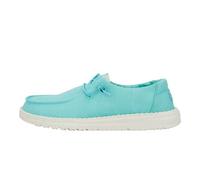HEYDUDE Women Wendy Stretch Canvas Turquoise Casual Moccasin 38 EU