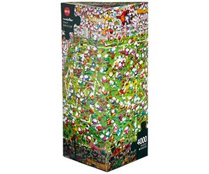 Heye 29072, La Pazza Coppa del Mondo, Mordillo, Puzzle da 4000 pezzi