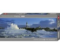 Heye 29286 - Torre del Faro Puzzle Panoramico 1000 Pezzi, Multicolore