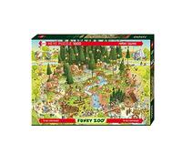 Heye - Puzzle Degano: Funky ZOO: Habitat della Foresta Nera - 1000 Pezzi