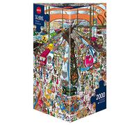 Heye - Puzzle Christoph Schöne: stazione ferroviaria - 2000 Pezzi