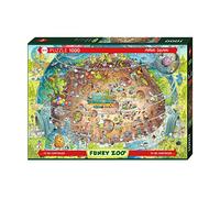 Heye Cosmic Habitat Animals - Puzzle da 1000 Pezzi, 50 x 70 cm, Colore: Argento