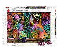 PUZZLE ANIMALI HEYE ASINI DONKEY LOVE JOLLY PETS 1000 PZ