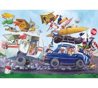 Heye puzzle Cartoon Classics: Partenza per le vacanze - 500 pezzi