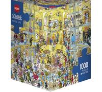 Heye- Puzzle, Colore Argento, 299279