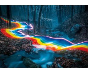 Heye - Puzzle Strada arcobaleno - 1000 Pezzi