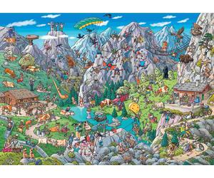 Heye - Puzzle Tanck: divertimento alpino - 1000 Pezzi