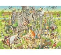 Heye - Puzzle Degano: Funky ZOO: Habitat giurassico - 1000 Pezzi